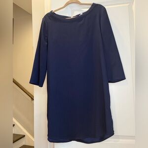 BB Dakota Midnight Blue Long Sleeve Dress